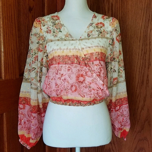 NWT Boho Style Blouse - Picture 5 of 5